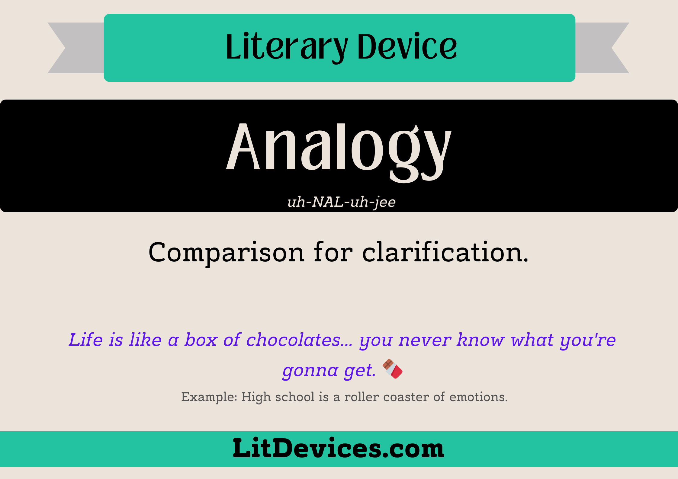 analogy literary device