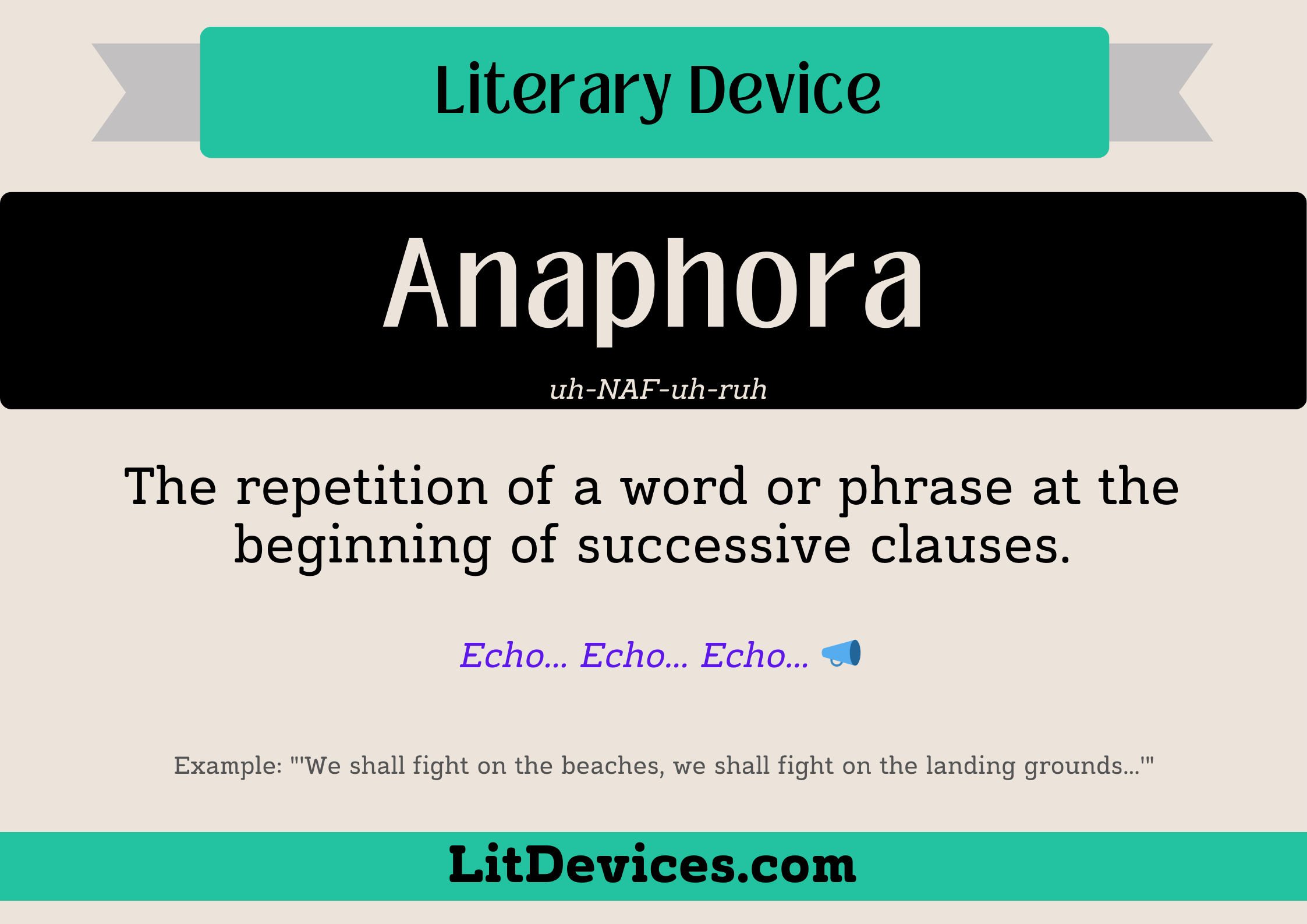 anaphora literary device