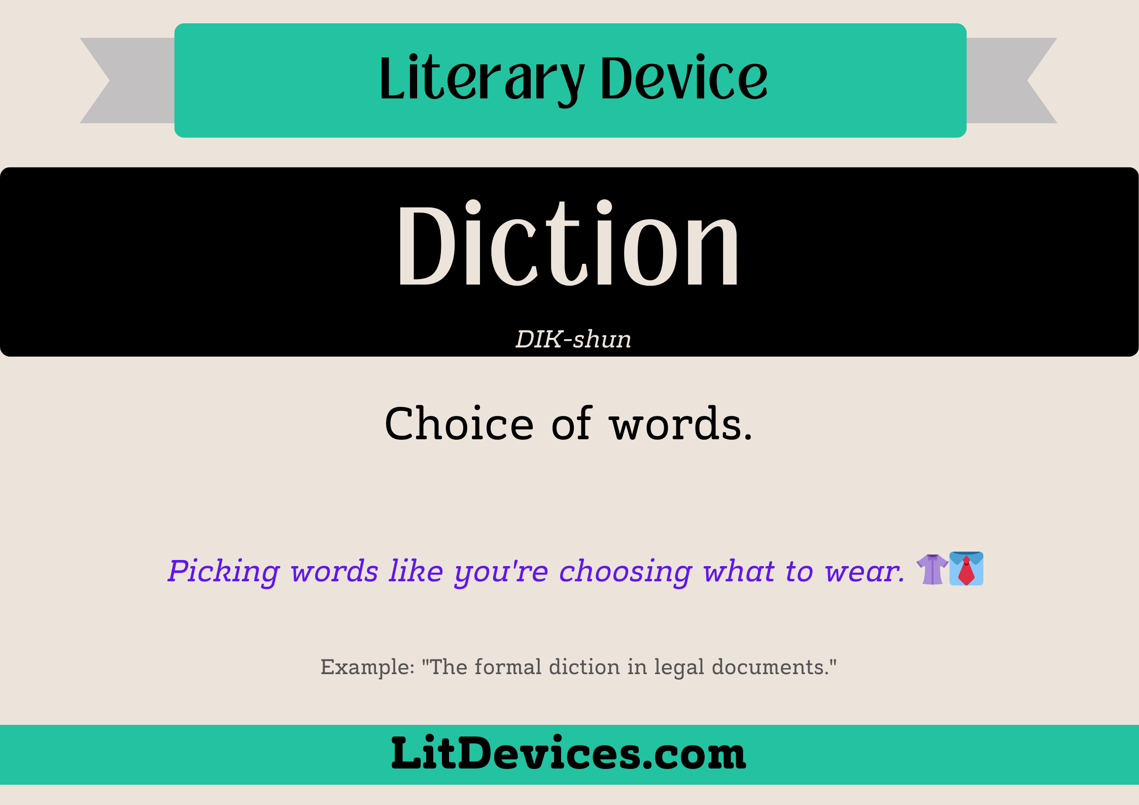 diction literary device
