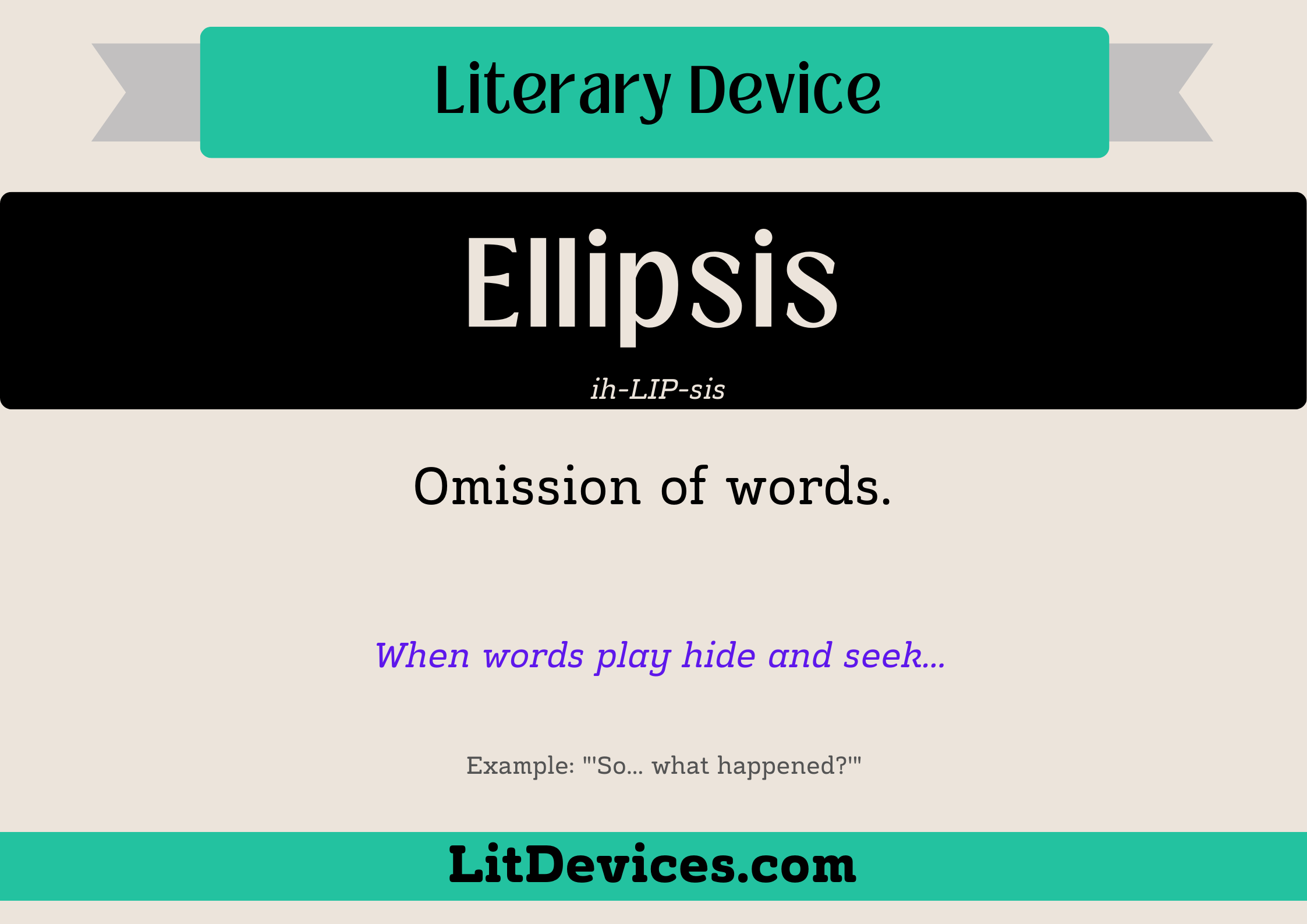 ellipsis literary device