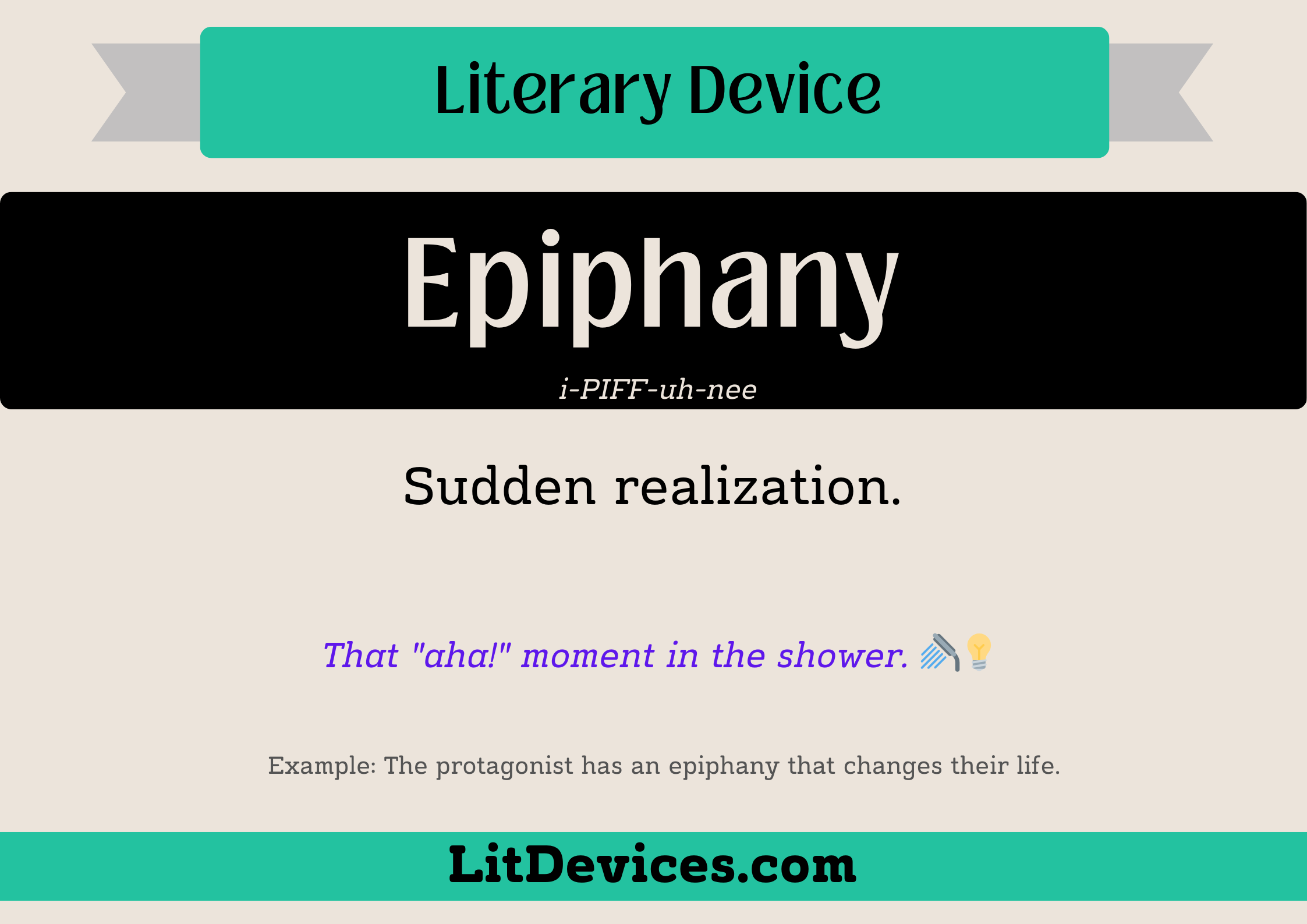 epiphany literary device