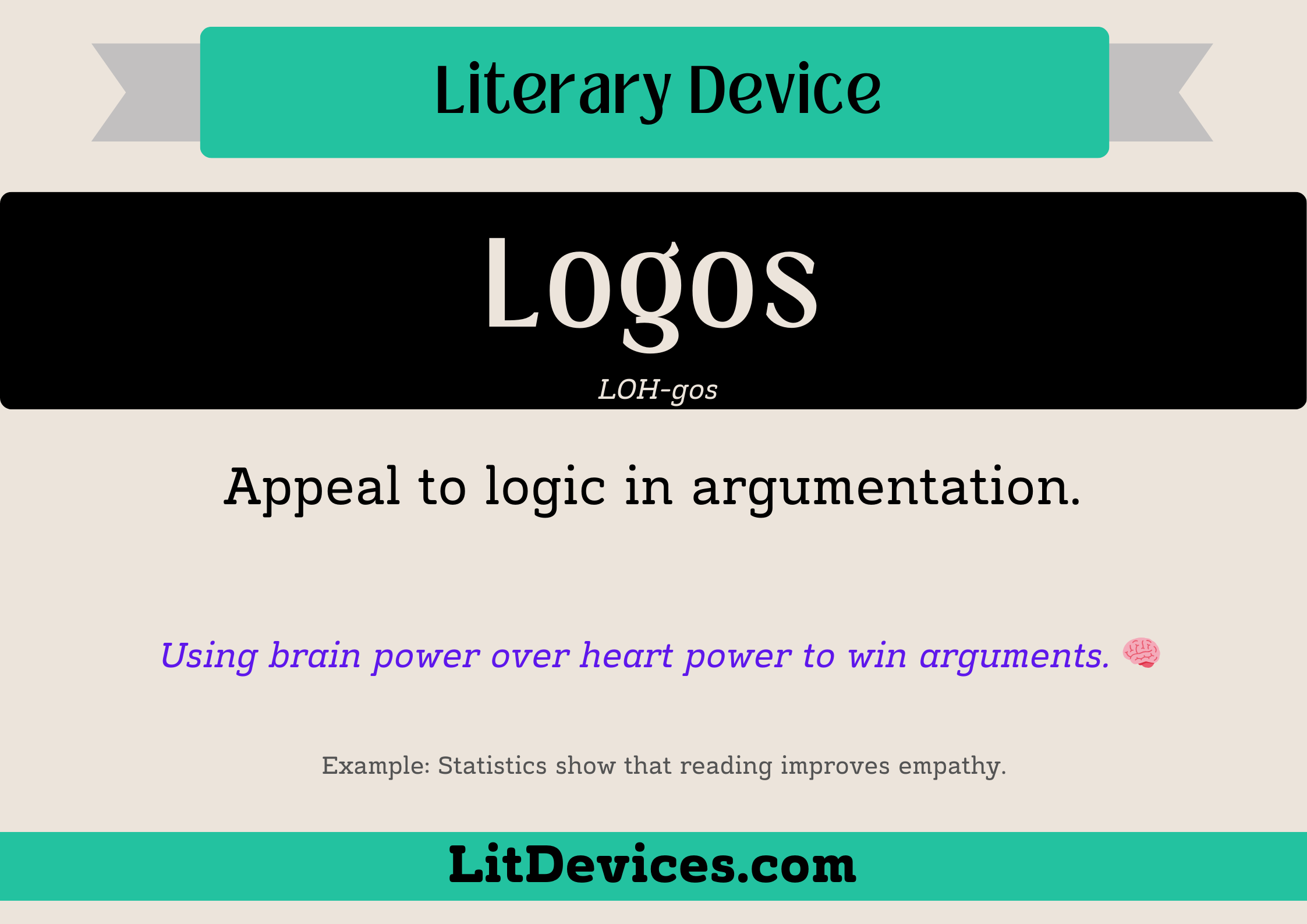 logos literary device