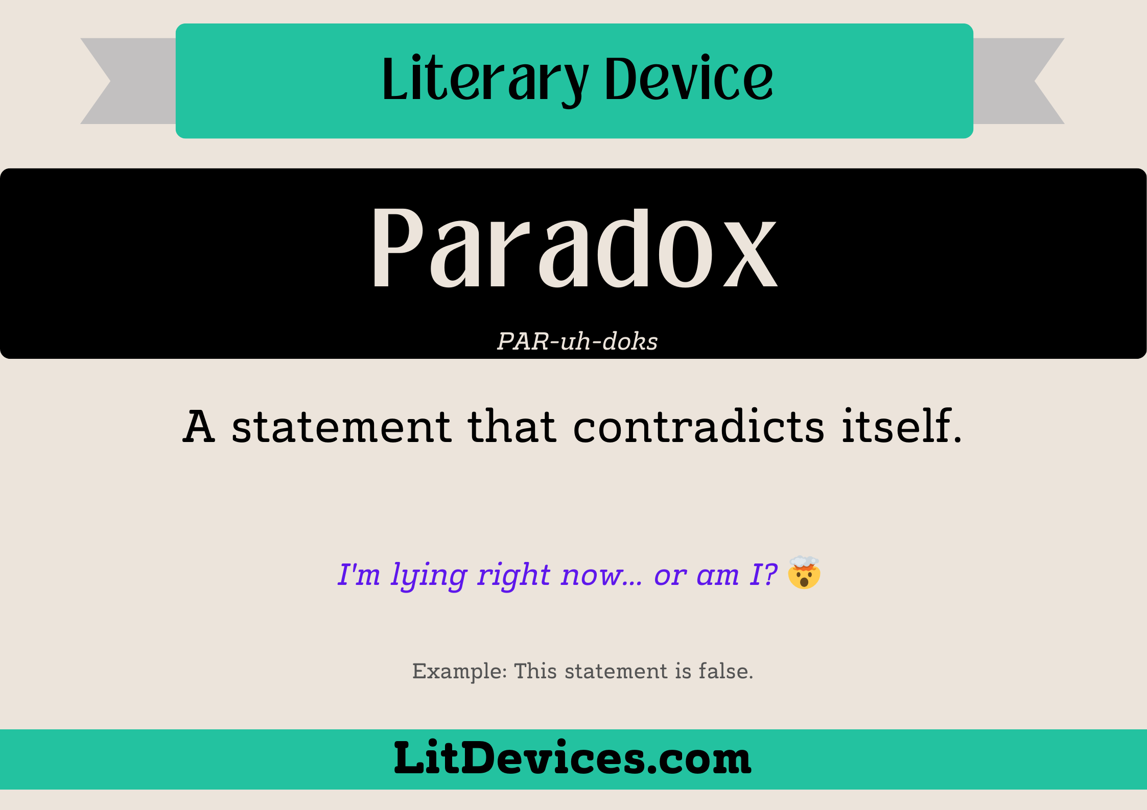 paradox literary device