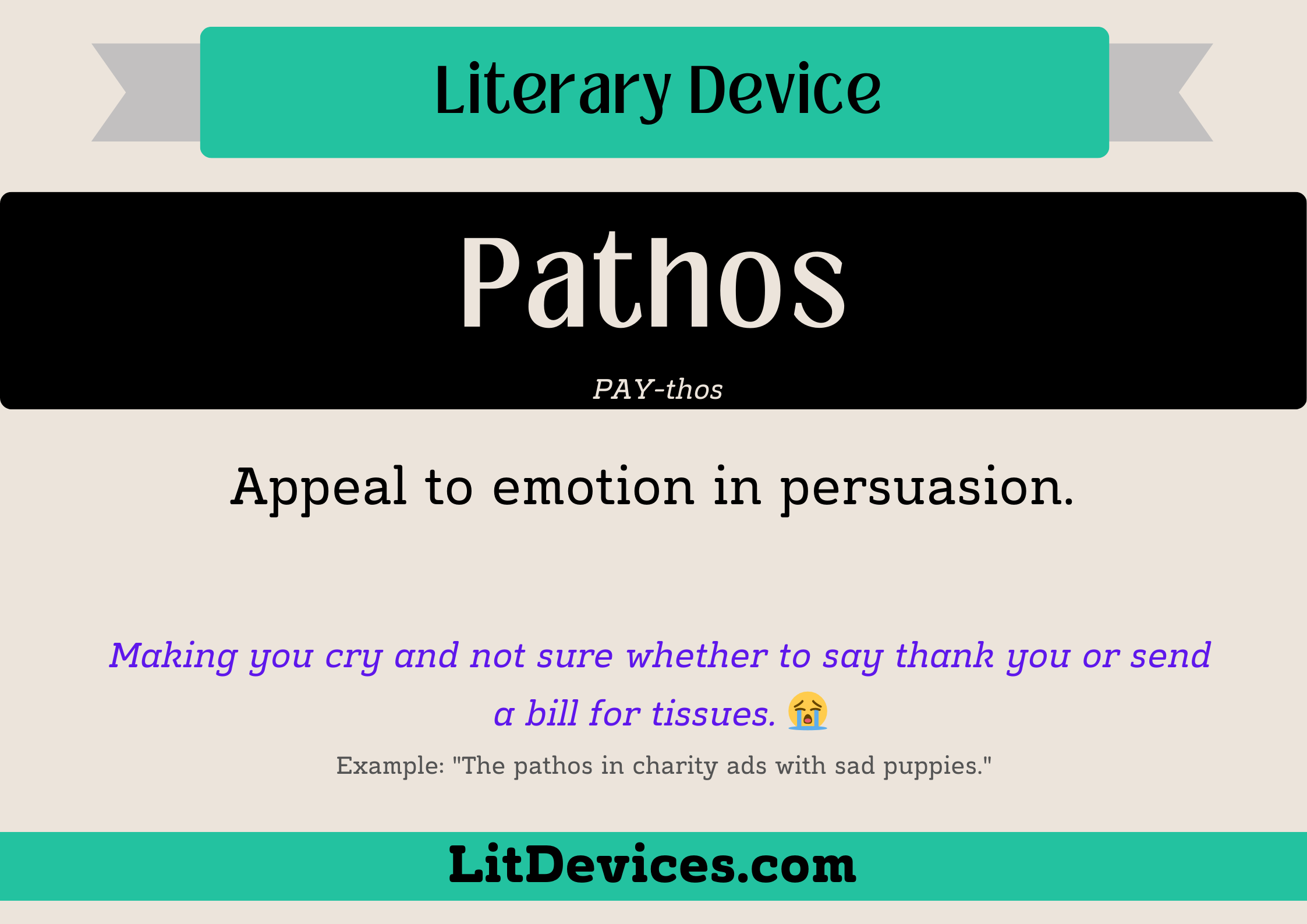 pathos literary device