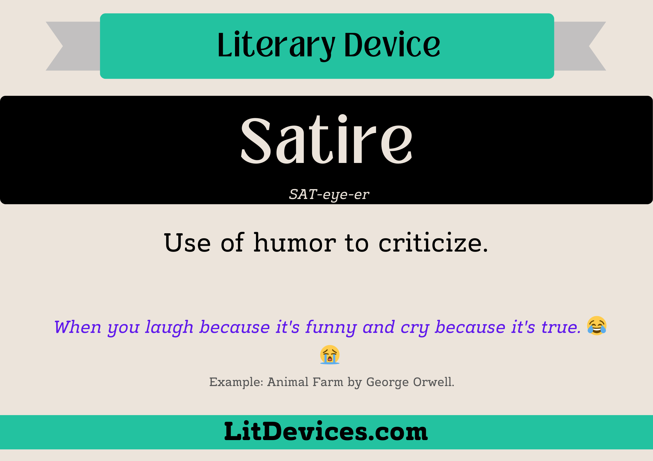 satire literary device