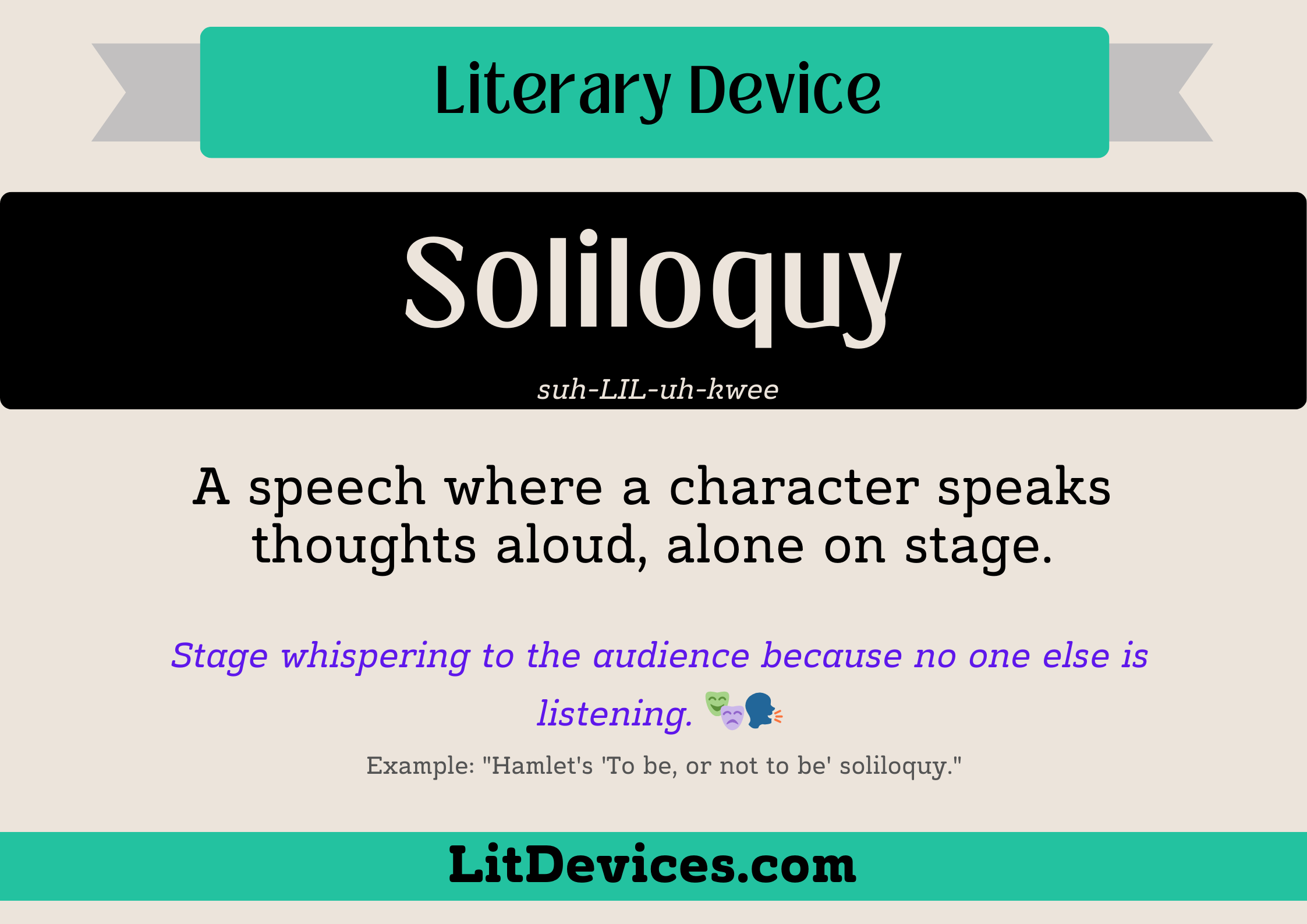 soliloquy literary device