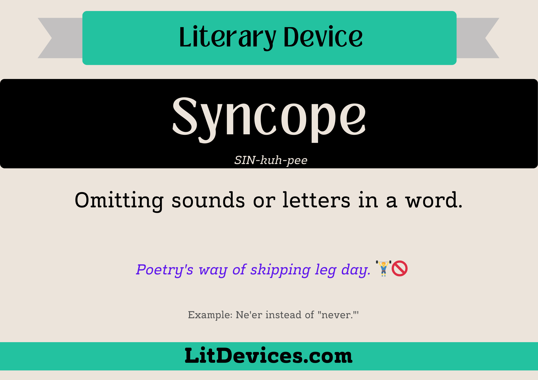 syncope literary device