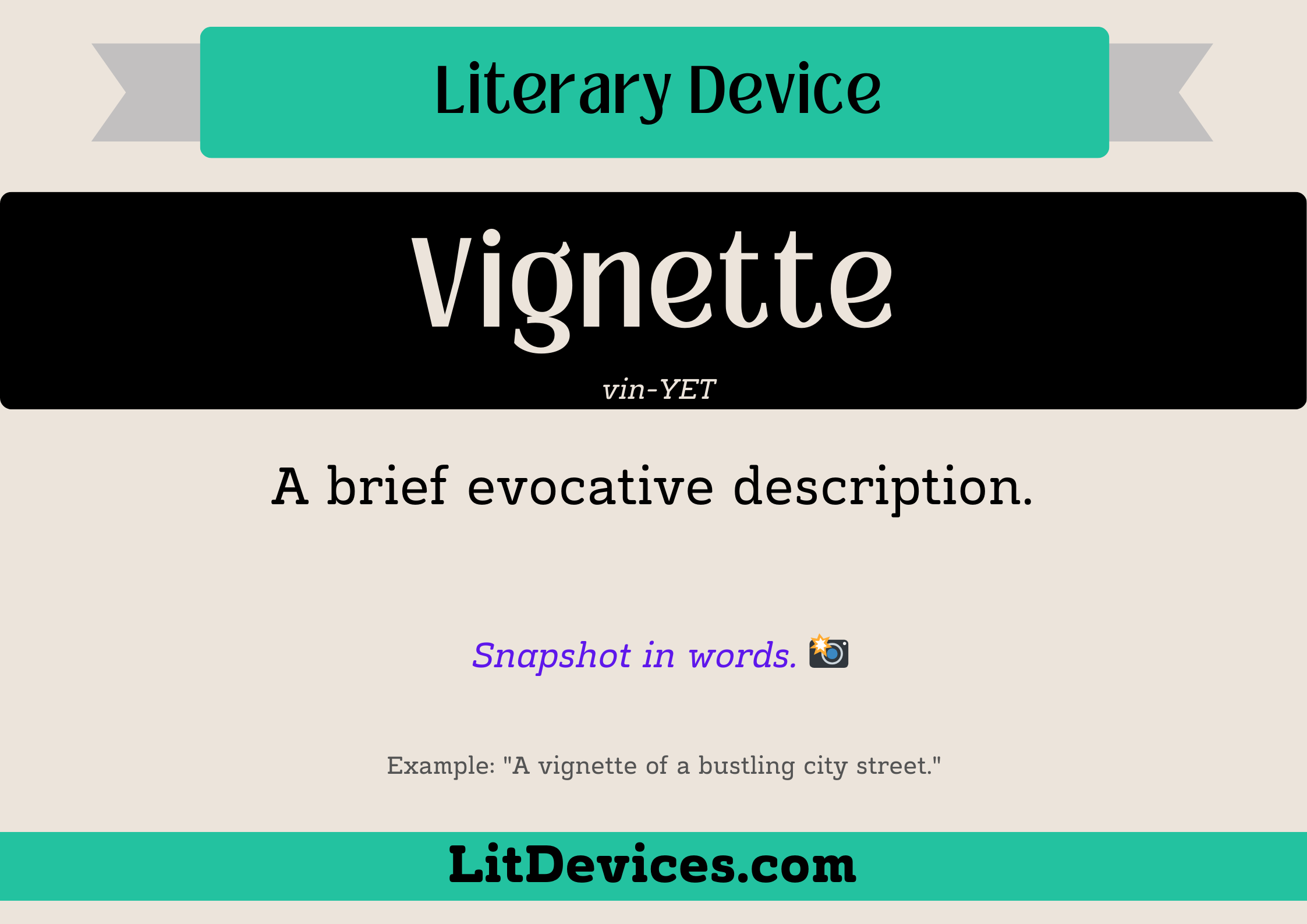 vignette literary device